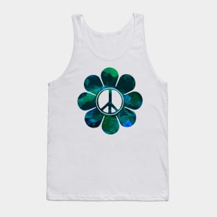 Deepwater Peace Flower Tank Top